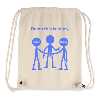 Weird Matchstick Man Gen Z Humor Irony - Stanley/Stella Recycled Gym Bag - natural - Front