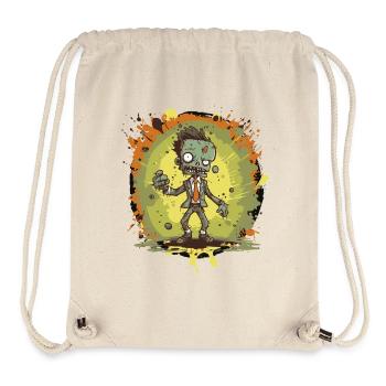 Bande dessinée de zombies - Sac à cordon recyclé Stanley/Stella - blanc naturel - Devant
