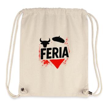 Feria – Baskenland - Stanley/Stella recycelter Gym Bag - Naturweiß - Vorne