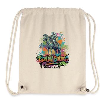 Genghis Khan – Rider of the Endless Steppe Wind - Stanley/Stella Recycled Gym Bag - natural - Front