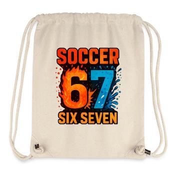 Soccer 67 | Six Seven - Stanley/Stella Recycled Gym Bag - natural - Front
