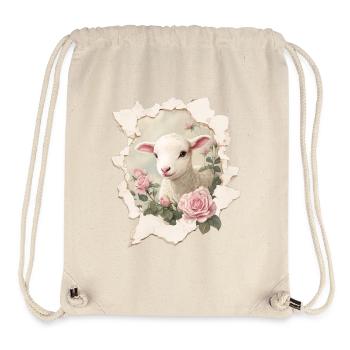 Lamb - Stanley/Stella Recycled Gym Bag - natural - Front
