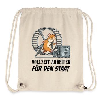Working full-time for the state - Stanley/Stella Recycled Gym Bag - natural - Front