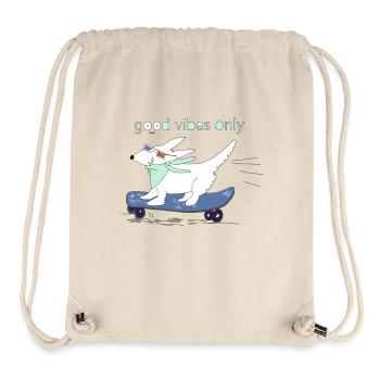 Gute Energie - Stanley/Stella recycelter Gym Bag - Naturweiß - Vorne