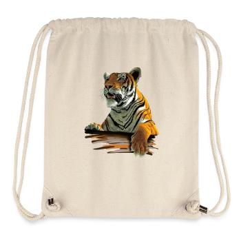 Tiger - Stanley/Stella Recycled Gym Bag - natural - Front