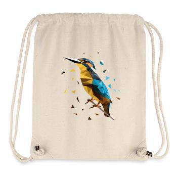 Eisvogel Geschenkidee Eisvogel T-Shirt - Stanley/Stella recycelter Gym Bag - Naturweiß - Vorne