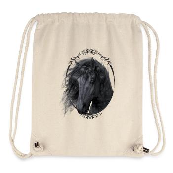 Black Beauty - Stanley/Stella recycelter Gym Bag - Naturweiß - Vorne