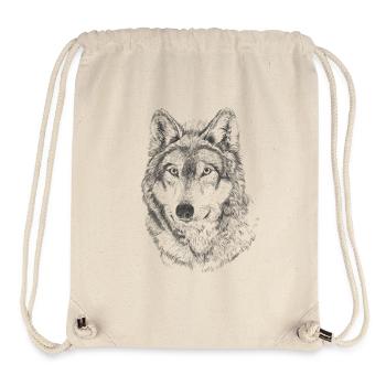 Wolf - Stanley/Stella recycelter Gym Bag - Naturweiß - Vorne