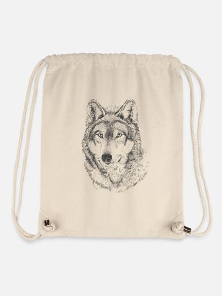 Wolf - Stanley/Stella recycelter Gym Bag - Naturweiß