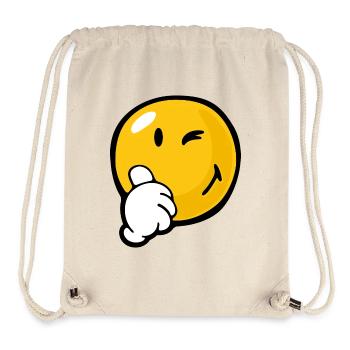 Smiley Certaint - Stanley/Stella recycelter Gym Bag - Naturweiß - Vorne