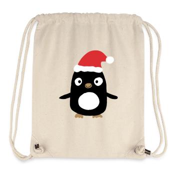 Penguin Friend - Stanley/Stella Recycled Gym Bag - natural - Front