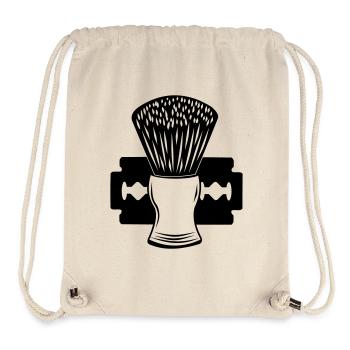 Razor and shaving brush - Stanley/Stella Recycled Gym Bag - natural - Front