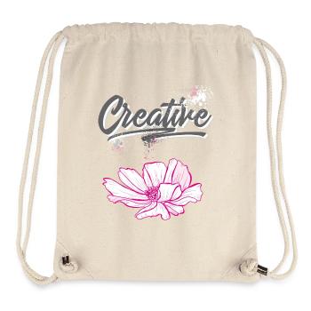 Créatif - Sac à cordon recyclé Stanley/Stella - blanc naturel - Devant