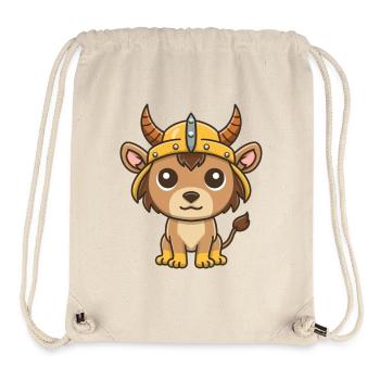 Amoureux du Lion - Sac à cordon recyclé Stanley/Stella - blanc naturel - Devant