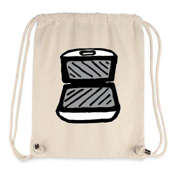 Grill de contact - Sac à cordon recyclé Stanley/Stella - blanc naturel - Devant