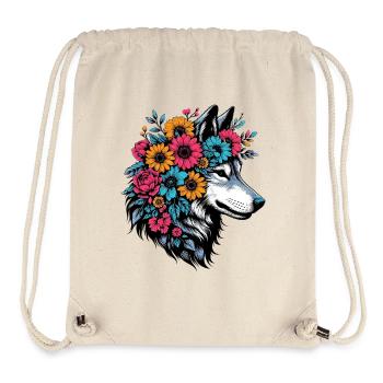 Wolf - Stanley/Stella recycelter Gym Bag - Naturweiß - Vorne