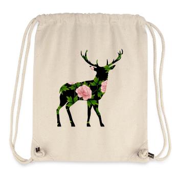 Deer - Stanley/Stella Recycled Gym Bag - natural - Front