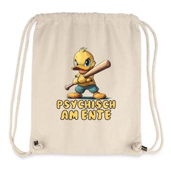 Funny duck with saying - Stanley/Stella Recycled Gym Bag - natural - Front