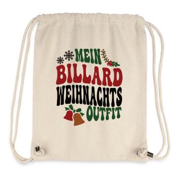 Billardspieler Weihnachten Billard Spieler Team - Stanley/Stella recycelter Gym Bag - Naturweiß - Vorne