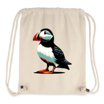 Papageitaucher - Stanley/Stella recycelter Gym Bag - Naturweiß - Vorne