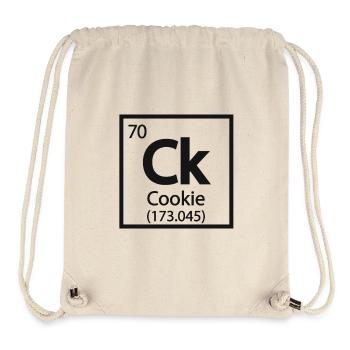 Cookie Element - Funny Periodic Table - Stanley/Stella Recycled Gym Bag - natural - Front