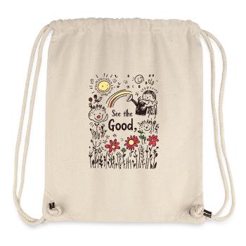 See the good - Stanley/Stella recycelter Gym Bag - Naturweiß - Vorne