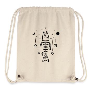 Fishing - Design Fish in Boho Style - Stanley/Stella Recycled Gym Bag - natural - Front