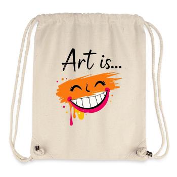 Art is - Stanley/Stella Recycled Gym Bag - natural - Front