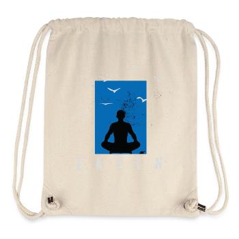 Zazen Meditation - Stanley/Stella recycelter Gym Bag - Naturweiß - Vorne