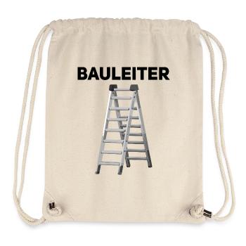 Bauleiter – Lustiger Handwerker Spruch - Stanley/Stella recycelter Gym Bag - Naturweiß - Vorne