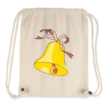 Glocke mit Schlaufe - Stanley/Stella recycelter Gym Bag - Naturweiß - Vorne