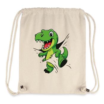 Comic Dino – Für kleine Forscher & Entdecker - Stanley/Stella recycelter Gym Bag - Naturweiß - Vorne