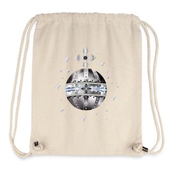 Edler Reichsapfel – historisches Königsornament - Stanley/Stella recycelter Gym Bag - Naturweiß - Vorne