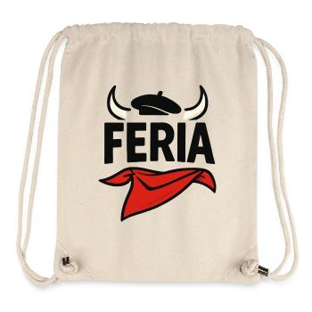 Feria – Baskenland - Stanley/Stella recycelter Gym Bag - Naturweiß - Vorne