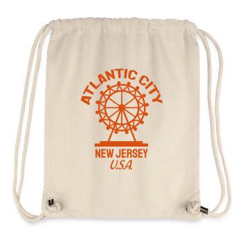 Atlantic City - Est. 1854 - New Jersey - USA - Stanley/Stella recycelter Gym Bag - Naturweiß - Vorne
