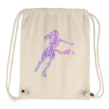 Pickleball scene Design für Pickleball Athlet Fans - Stanley/Stella recycelter Gym Bag - Naturweiß - Vorne
