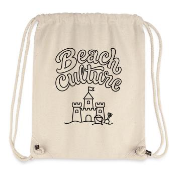 Beach Culture - Stanley/Stella Recycled Gym Bag - natural - Front