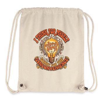 Think For Myself - Stanley/Stella recycelter Gym Bag - Naturweiß - Vorne