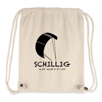 Kitesurf Schillig - Stanley/Stella recycelter Gym Bag - Naturweiß - Vorne