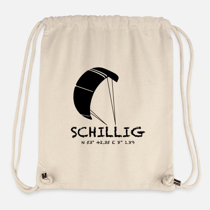 Kitesurf Schillig - Stanley/Stella recycelter Gym Bag - Naturweiß