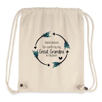 Hand picked by Great Grandpa - Stanley/Stella Recycled Gym Bag - natural - Front