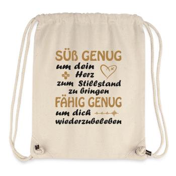 Süß & fähig - Krankenschwester / Ärztin - Stanley/Stella recycelter Gym Bag - Naturweiß - Vorne