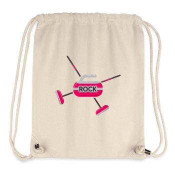 Curling Curling Curling Stone Curler - Stanley/Stella Recycled Gym Bag - natural - Front