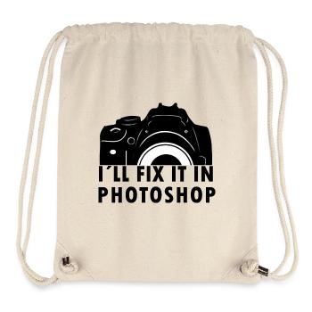 I Will Fix It In Photoshop - Stanley/Stella recycelter Gym Bag - Naturweiß - Vorne