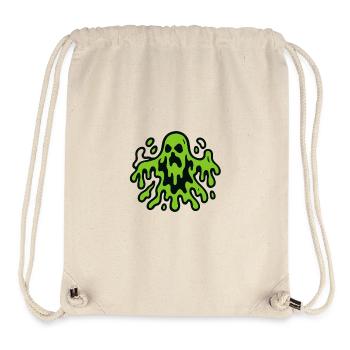 Gruselige Geister-Spuk Illustration - Stanley/Stella recycelter Gym Bag - Naturweiß - Vorne