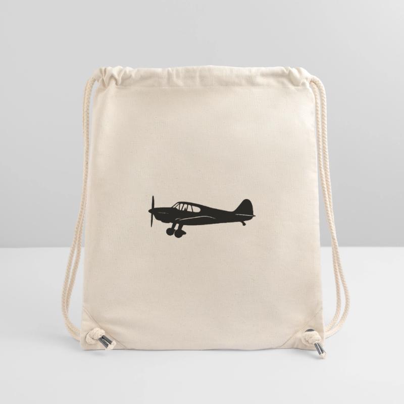 Messerschmitt Bf 108 Silhouette Flugzeug Stanley/Stella recycelter Gym Bag
