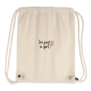 Mädchen - Stanley/Stella recycelter Gym Bag - Naturweiß - Vorne