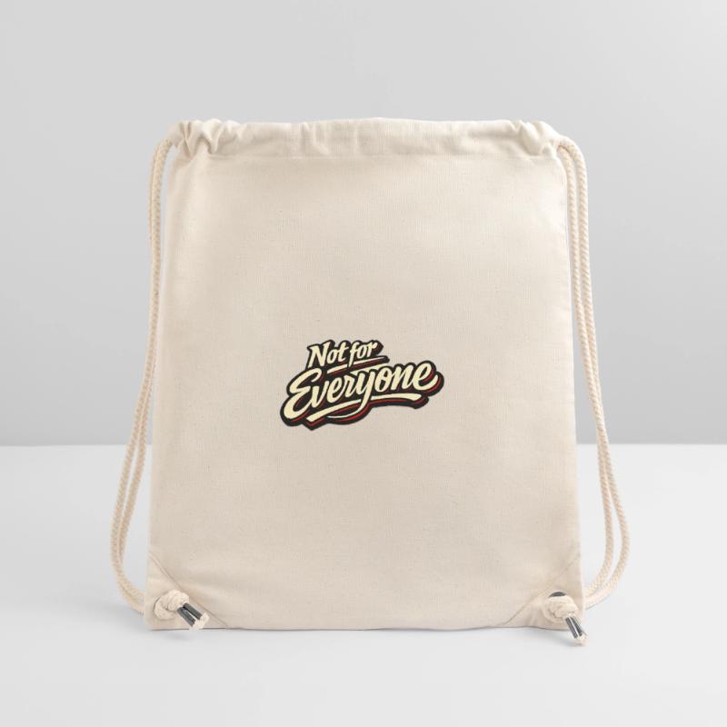 Not for Everyone Retro Script Tee Stanley/Stella recycelter Gym Bag