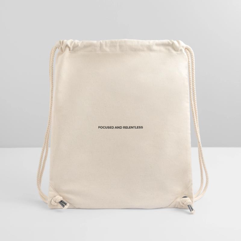 Typographie ciblée et implacable Sac à cordon recyclé Stanley/Stella