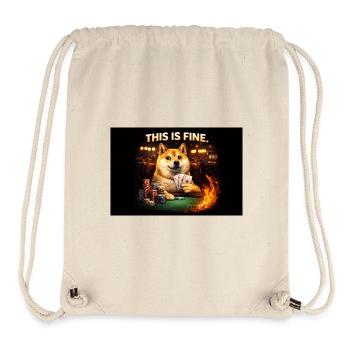 Das ist in Ordnung - Stanley/Stella recycelter Gym Bag - Naturweiß - Vorne